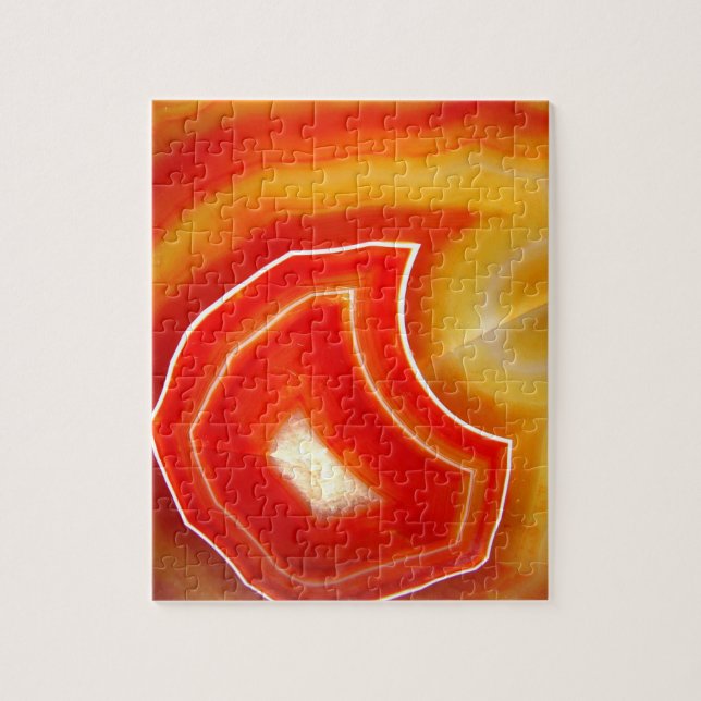 Puzzle Agate orange de chute (Vertical)