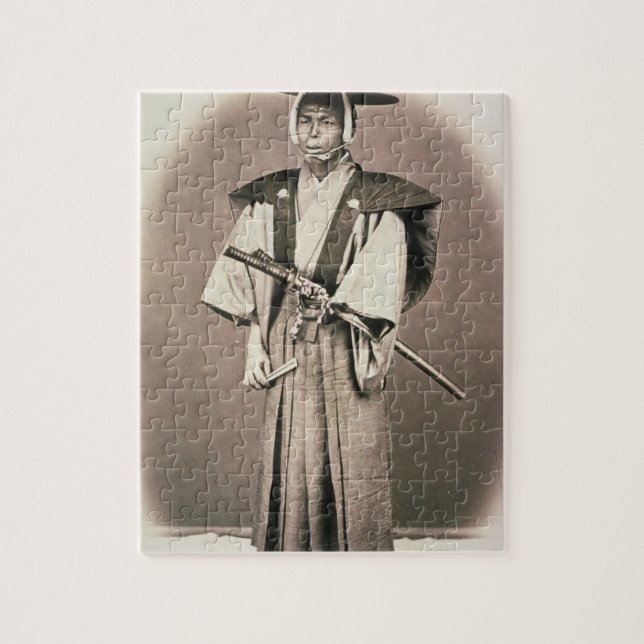 Puzzle Agent judiciaire ou samouraïs japonais, c.1870s (Vertical)