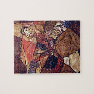 Puzzle Agonie, la lutte finale par Egon Schiele