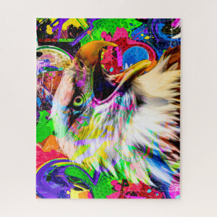 Puzzle Aigle de peinture