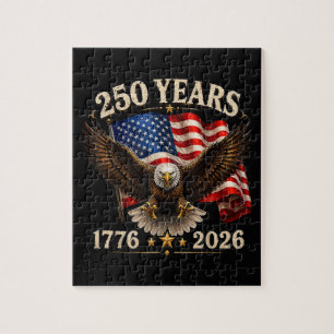 Puzzle Aigle patriotique USA 250e anniversaire