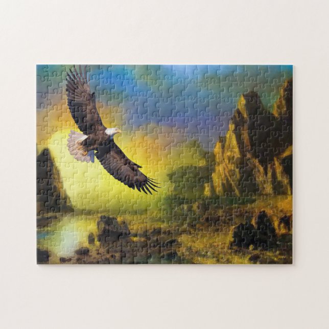 Puzzle Aigle volant (Horizontal)