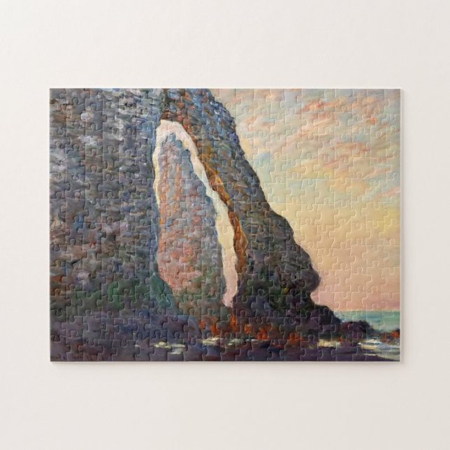 Puzzle Aiguille Rocheuse et Porte d'Aval Monet Art (Horizontal)