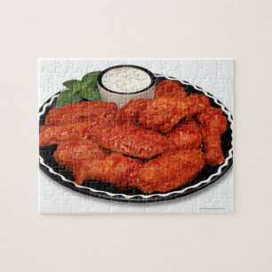 Puzzle Ailes de Buffalo avec du fromage bleu