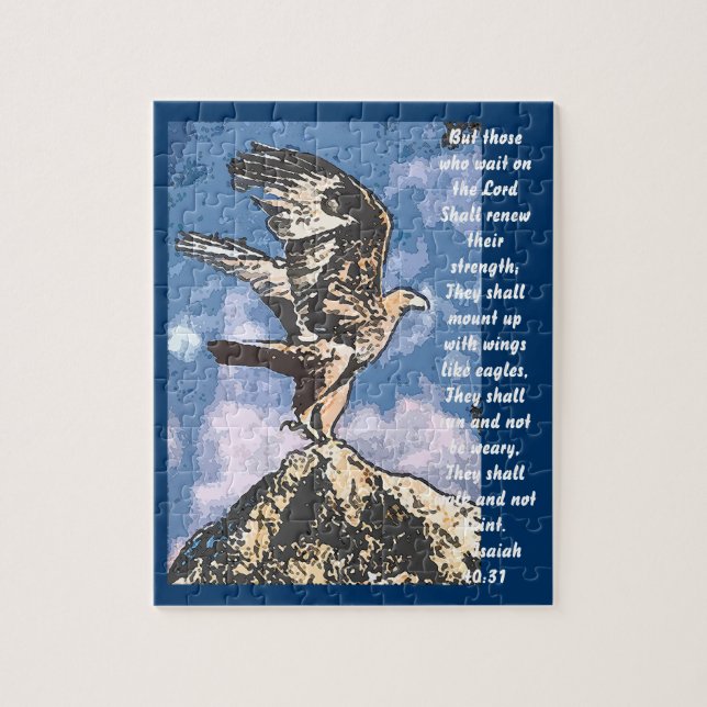 Puzzle Ailes d'Eagles - 40:31 d'Isaïe (Vertical)