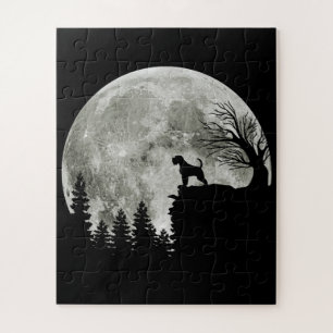 Puzzle Airedale Terrier Sur Mountain Halloween Amoureux d