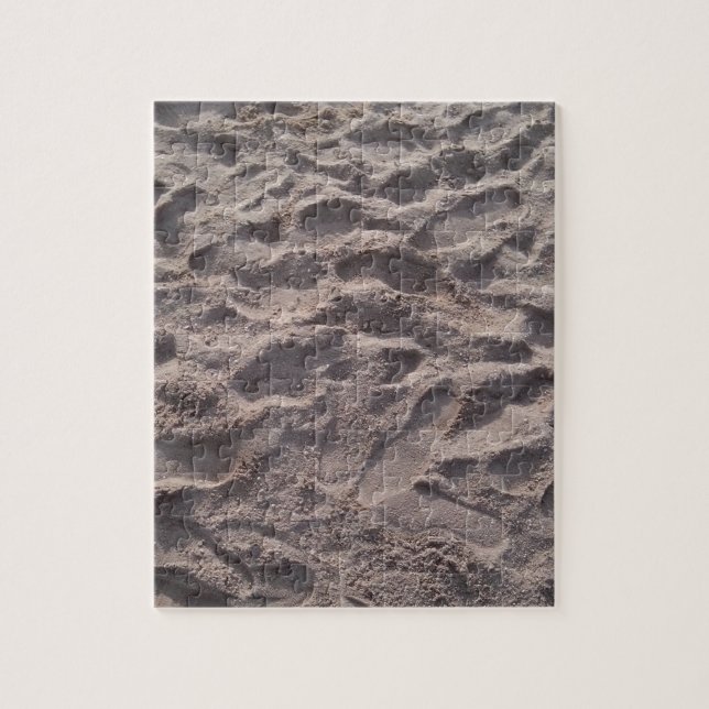 Puzzle Ajouter votre propre texte, écrire dans le sable,  (Vertical)