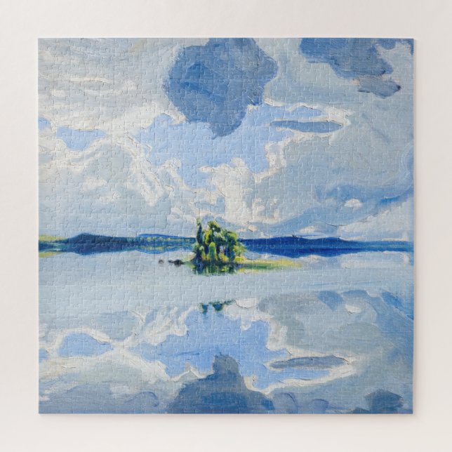 Puzzle Akseli Gallen-Kallela - Nuages au-dessus d'un lac (Vertical)