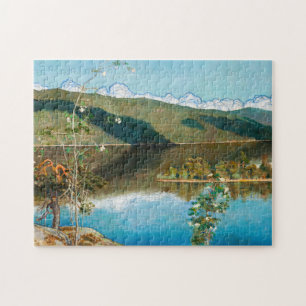 Puzzle Akseli Gallen-Kallela - Thundernuages sur Horizon