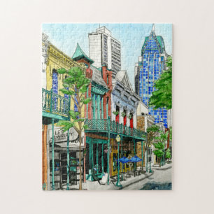 Puzzle Alabama Mobile de la rue Dauphin