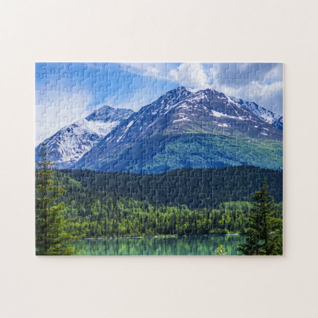 Puzzle Alaska Pittoresque Byway Mountain (Horizontal)