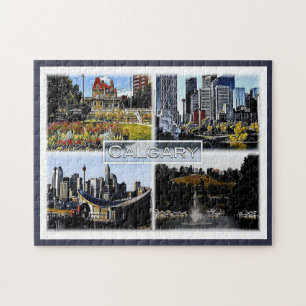Puzzle Alberta - Canada - Mosaic -