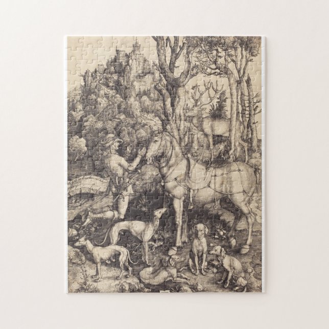 Puzzle Albrecht Durer - Saint Eustace (Vertical)