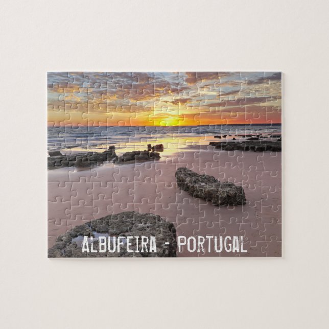 Puzzle Albufeira - Portugal. Vacances d'été en Algarve (Horizontal)