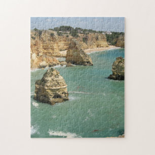 Puzzle Algarve, Portugal, plage de Benagil et falaises