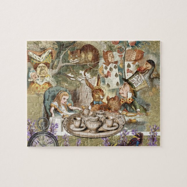 Puzzle Alice Adventures in Wonderland Mad Tea Party (Horizontal)