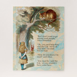 Puzzle Alice au pays des merveilles Cheshire Cat Mad