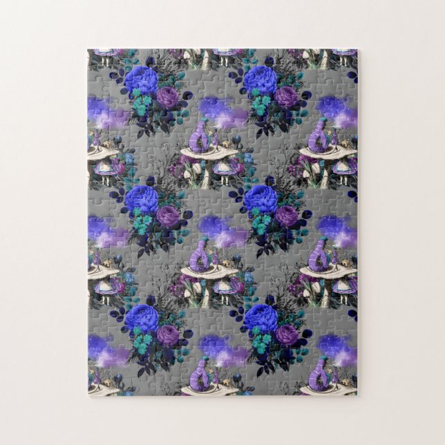 Puzzle Alice au pays des merveilles Fleurs de la chenille (Vertical)