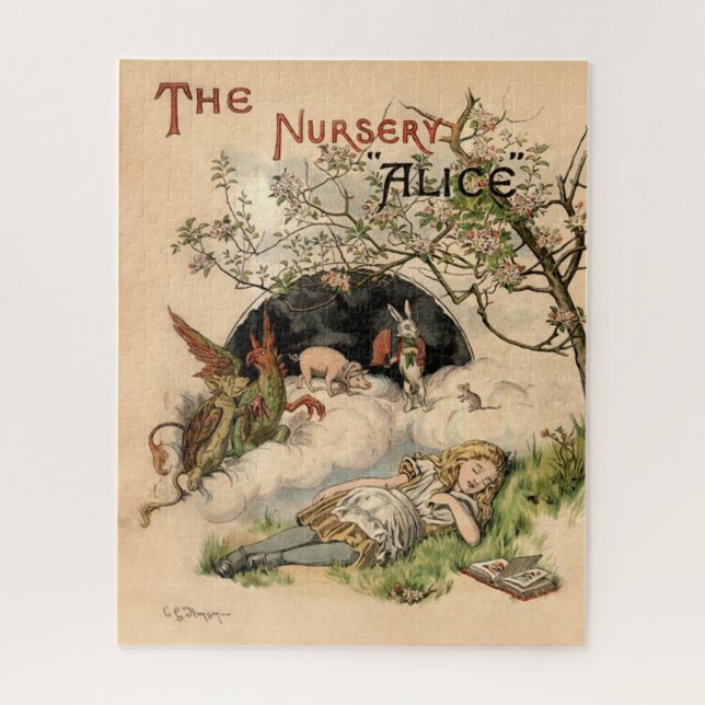 Puzzle Alice au pays des merveilles Illustrations classiq (Vertical)