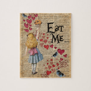 Puzzle Alice au pays des merveilles me mangent petit pain