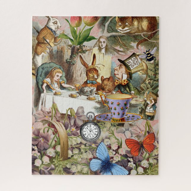 Puzzle Alice au pays des merveilles Thé dansant Art (Vertical)
