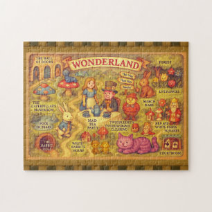 Puzzle Alice géologique au pays des merveilles