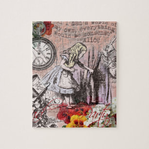 Puzzle Alice rideau absurdité merveilleux classique