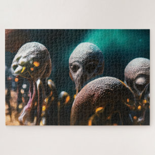Puzzle Alien spatial