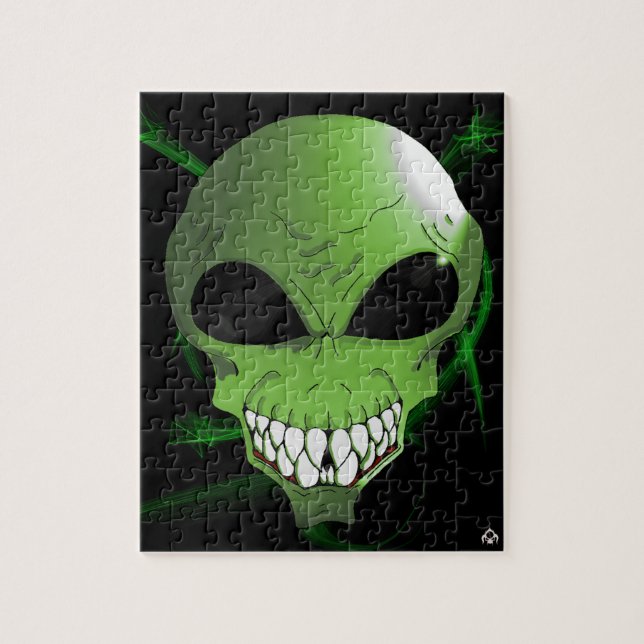 Puzzle Alien vert (Vertical)