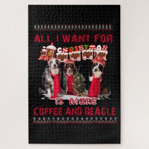 Puzzle All I Want Beagle And Coffee