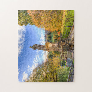 Puzzle Allan Ramsey Statue Et Château D'Édimbourg