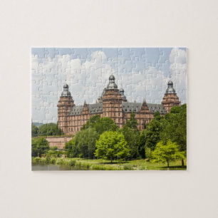Puzzle Allemagne, Bavière, Bayern, Aschaffenburg. Château