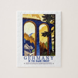 Puzzle Allemagne vintage Forêt Noire