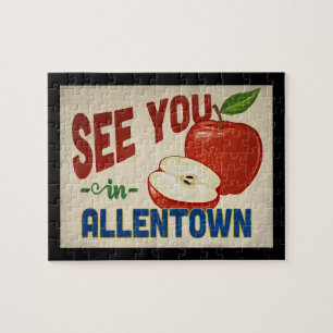 Puzzle Allentown Pennsylvania Apple - Vintage voyage