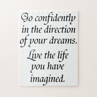 Puzzle Allez encourager en toute confiance la citation de
