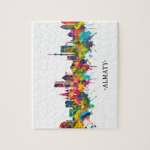 Puzzle Almaty Kazakhstan Skyline