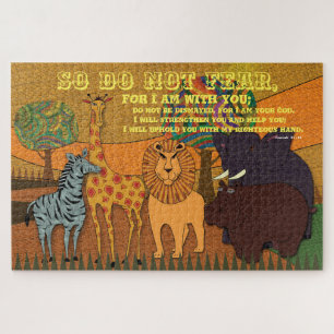 Puzzle Alors ne craignez pas les animaux de la jungle