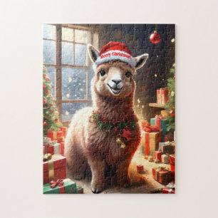 Puzzle "Alpaca les présents : un conte de Noël"
