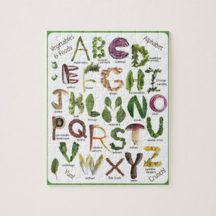 Puzzle Alphabet alimentaire international