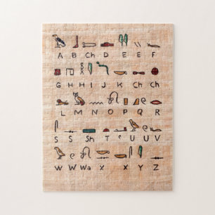 Puzzle Alphabet égyptien ancien