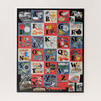 Puzzle Alphabet Pièces de voiture automobile