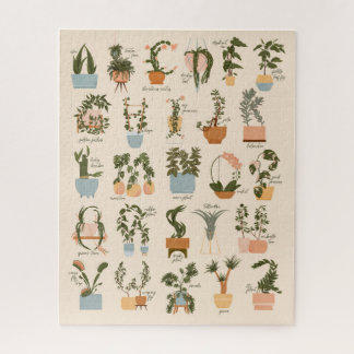 Puzzle Alphabet Plante