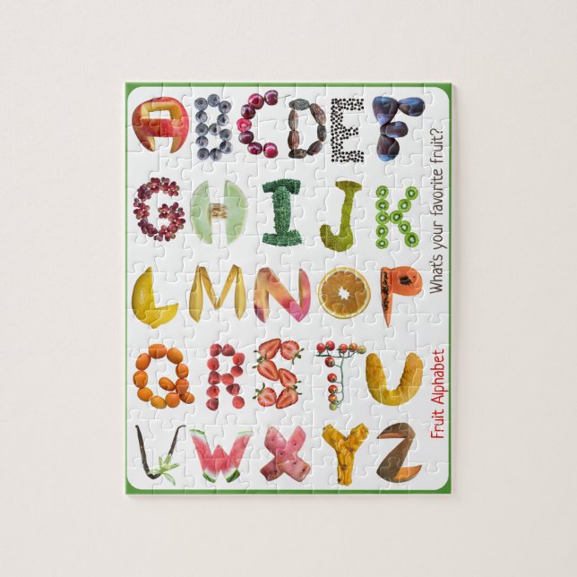 Puzzle Alphabet pour enfants (Vertical)