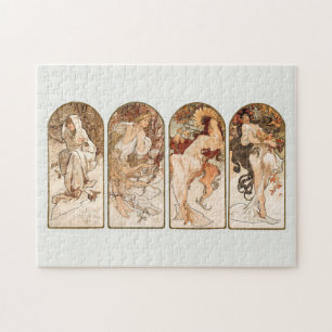 PUZZLE: ALPHONS MUCHA: DIE JAHRESZEITEN