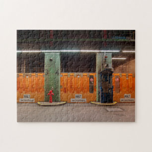 Puzzle alter Elbtunnel