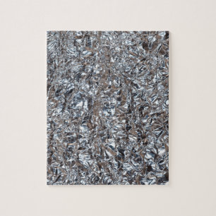Puzzle aluminium argenté