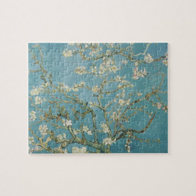 Puzzle Amandiers en fleurs par Vincent Van Gogh (Horizontal)
