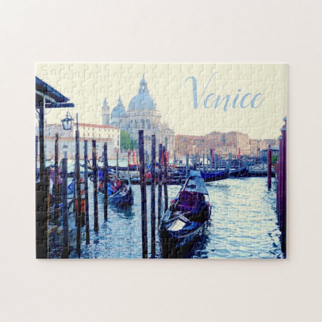 Puzzle Amarrages de Venise, Venise Italie (Horizontal)
