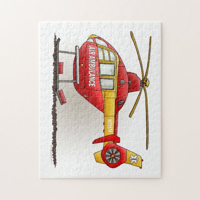 Puzzle Ambulance d'hélicoptère (Vertical)
