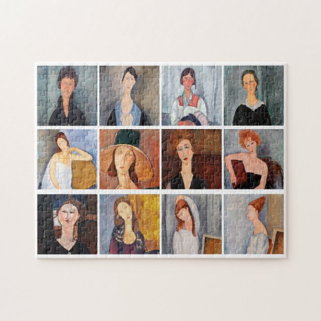 Puzzle Amedeo Modigliani - Collage de chefs-d'oeuvre (Horizontal)